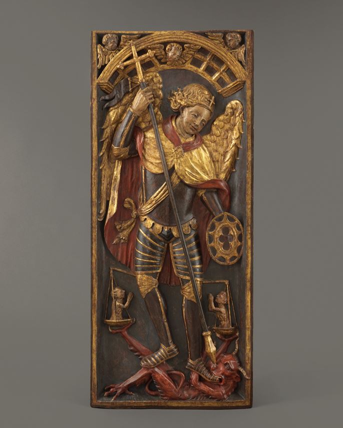 Retable Panel with Saint George and the Dragon   | MasterArt